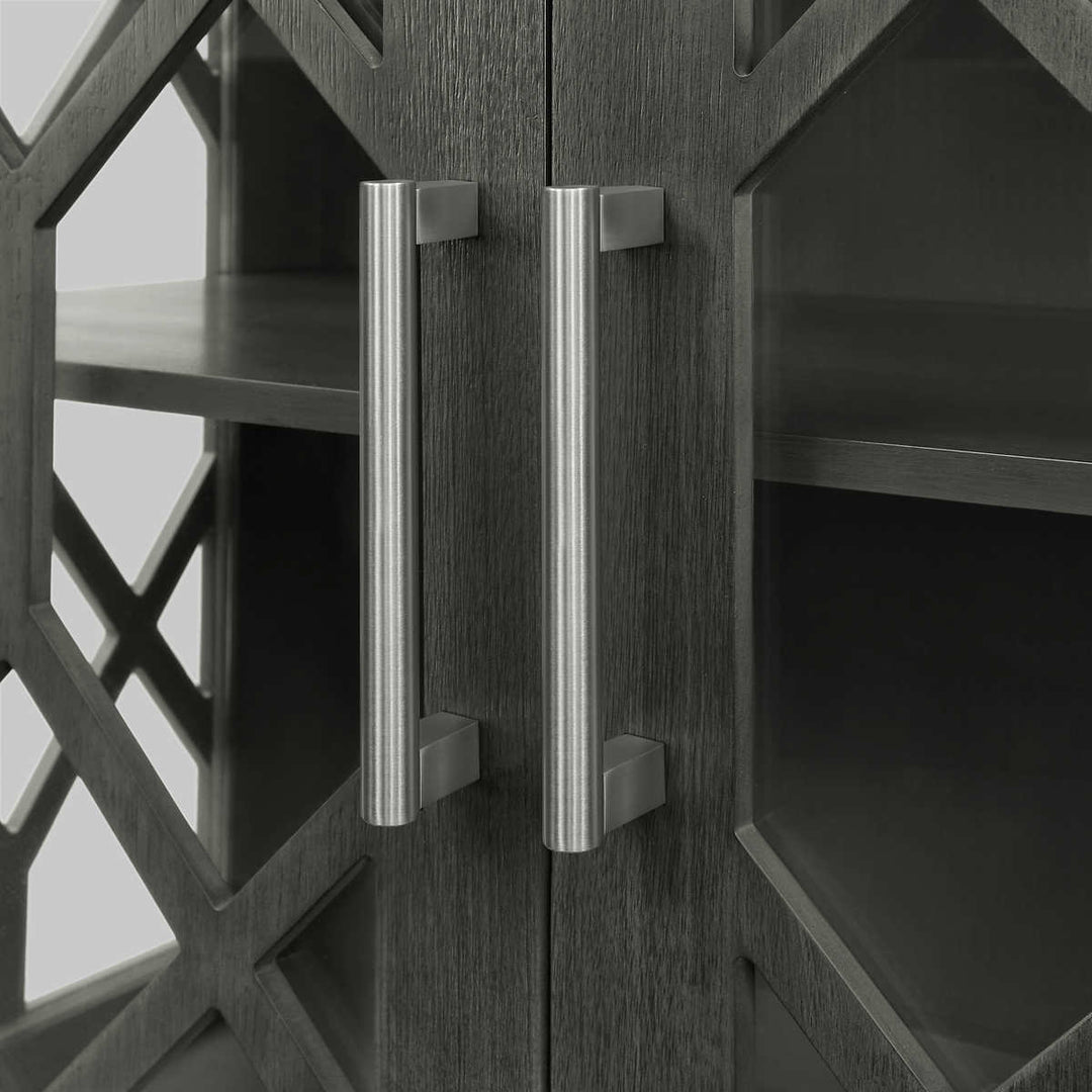 Loxley Rowe - Ari armoire d'appoint avec portes en verre