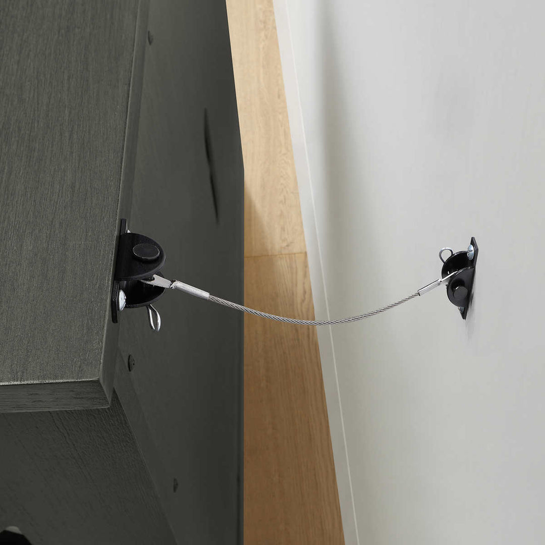 Loxley Rowe - Ari armoire d'appoint avec portes en verre