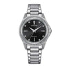 Citizen Black Dial Crystal Watch