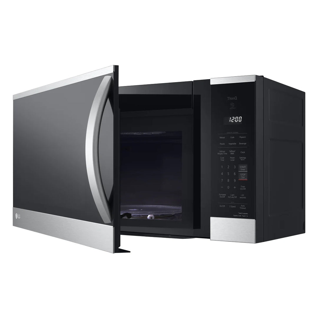 LG - Four à micro-ondes 1,8 pi³ à hotte intégrée - 300pi³/min