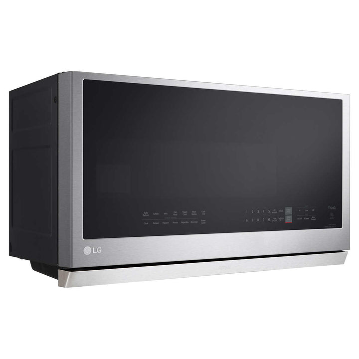 LG - Smart microwave with integrated hood 2.1 cu ft