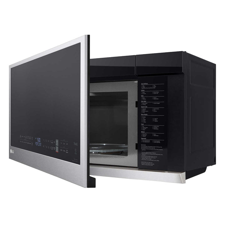 LG - Smart microwave with integrated hood 2.1 cu ft