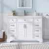 Northridge Home - Augusta 48 in Louvered Vanity with Reversible Doors