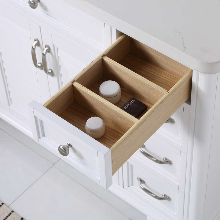 Northridge Home - Augusta 48 in Louvered Vanity with Reversible Doors