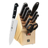 Zwilling - Ensemble de couteaux avec bloc, 10 pièces - J.A Henckels Twin Gourmet
