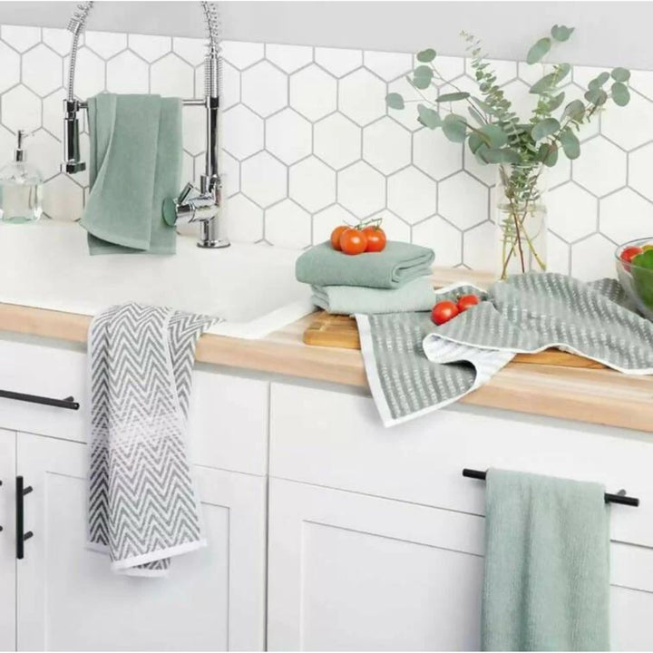 Town & Country Living - Torchons de cuisine bio  Dylan, lot de 6