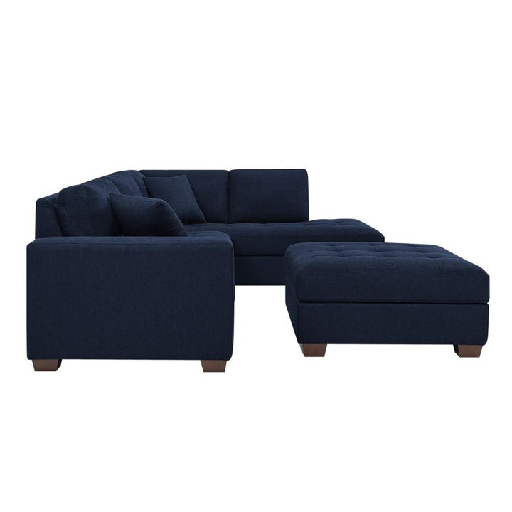 Thomasville - Sectional with Storage Ottoman