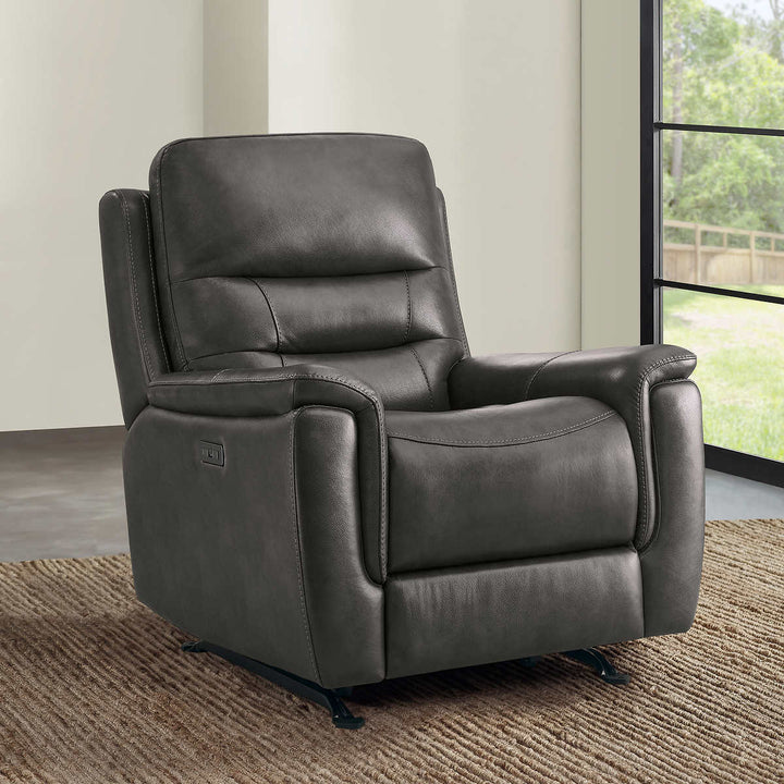 Barcalounger - Fauteuil inclinable à bascule électrique en cuir