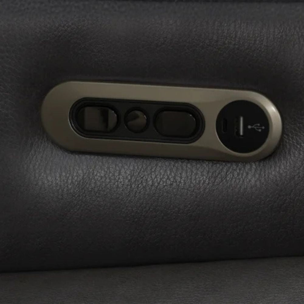 Simon Li Wren - Sofa en cuir pleine fleur avec inclinaison électrique