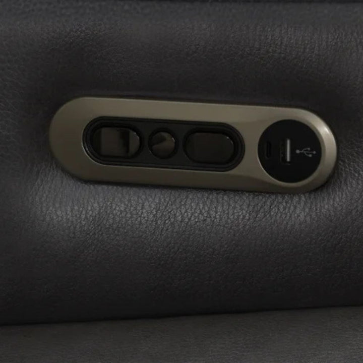 Simon Li Wren - Sofa en cuir pleine fleur avec inclinaison électrique