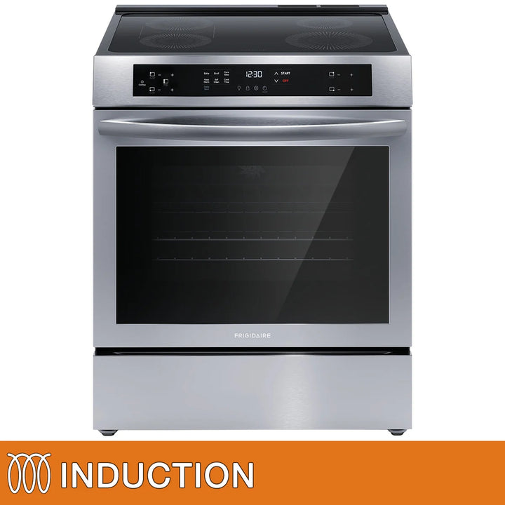 Frigidaire - 30 in Induction and Convection Range 5.3 cu ft