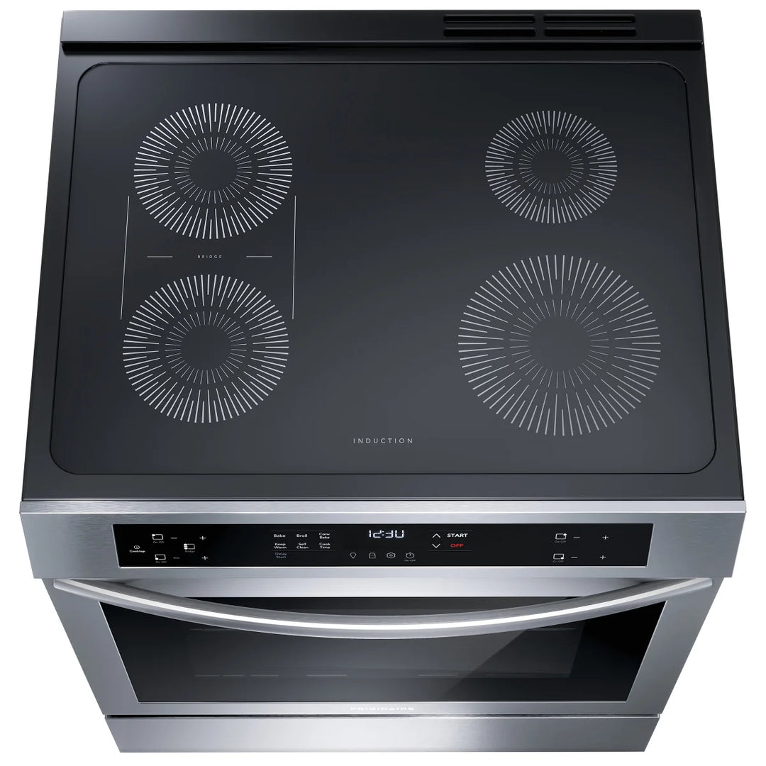 Frigidaire - 30 in Induction and Convection Range 5.3 cu ft
