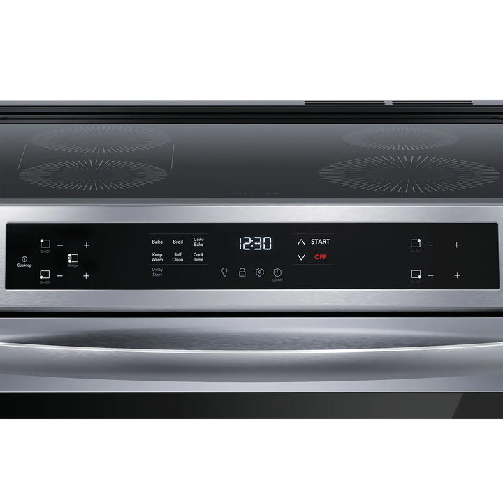 Frigidaire - 30 in Induction and Convection Range 5.3 cu ft