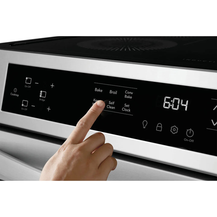 Frigidaire - 30 in Induction and Convection Range 5.3 cu ft