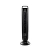 Seville - Ventilateur tour noir oscillant avec commandes tactiles