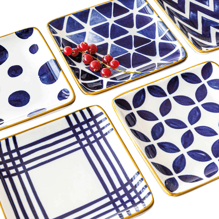 Over and Back 10-Piece Tapas Plate Set