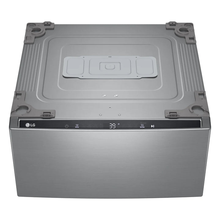 LG - Laveuse sur socle SideKick en acier graphite de 27 po 1,0 pi³