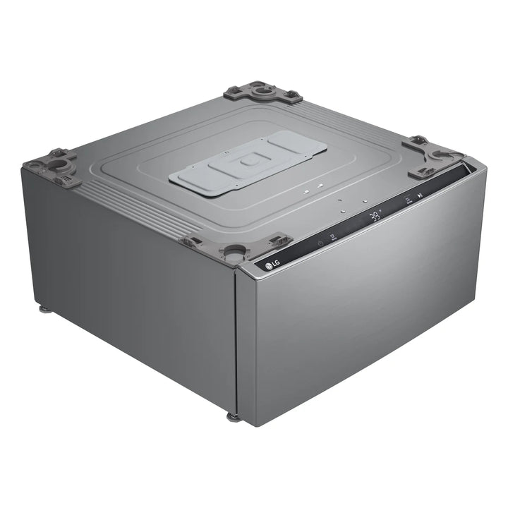 LG - Laveuse sur socle SideKick en acier graphite de 27 po 1,0 pi³