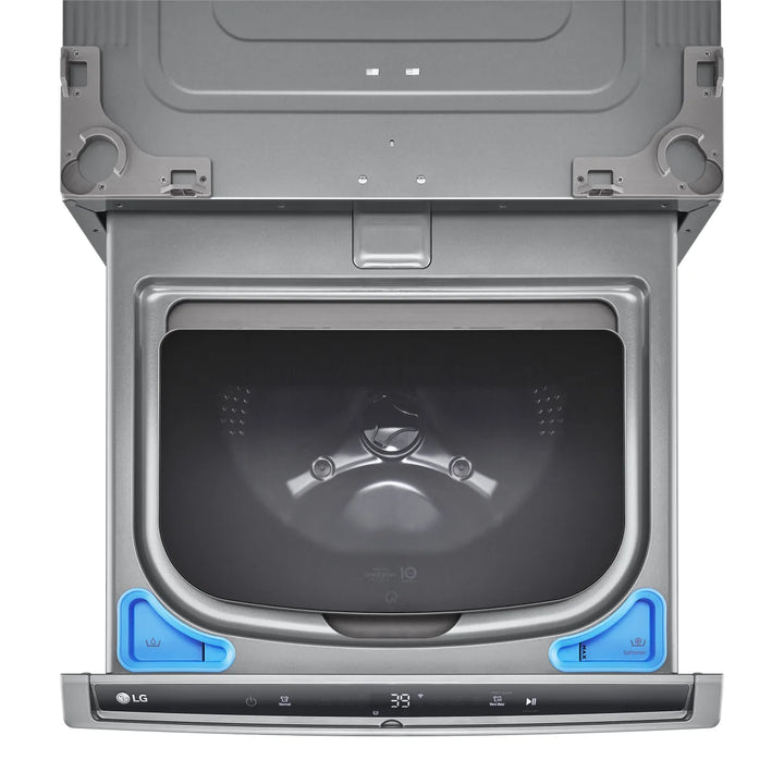 LG - Laveuse sur socle SideKick en acier graphite de 27 po 1,0 pi³