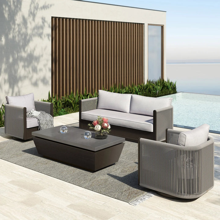 Grand Leisure - Salon de jardin Vega, 4 pièces