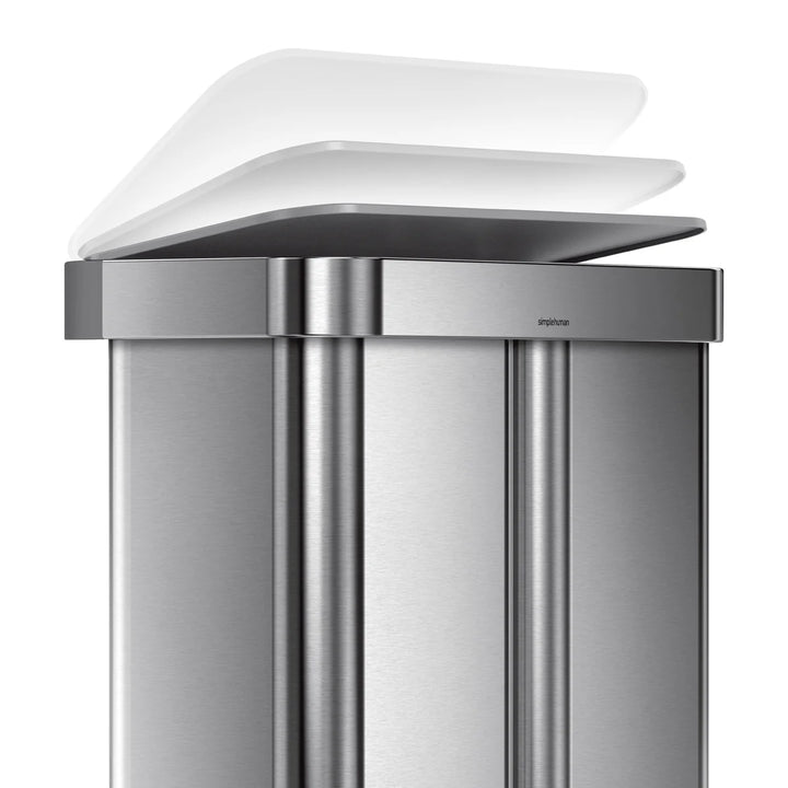 Simplehuman - Dual Compartment Step Trash Can, 58L
