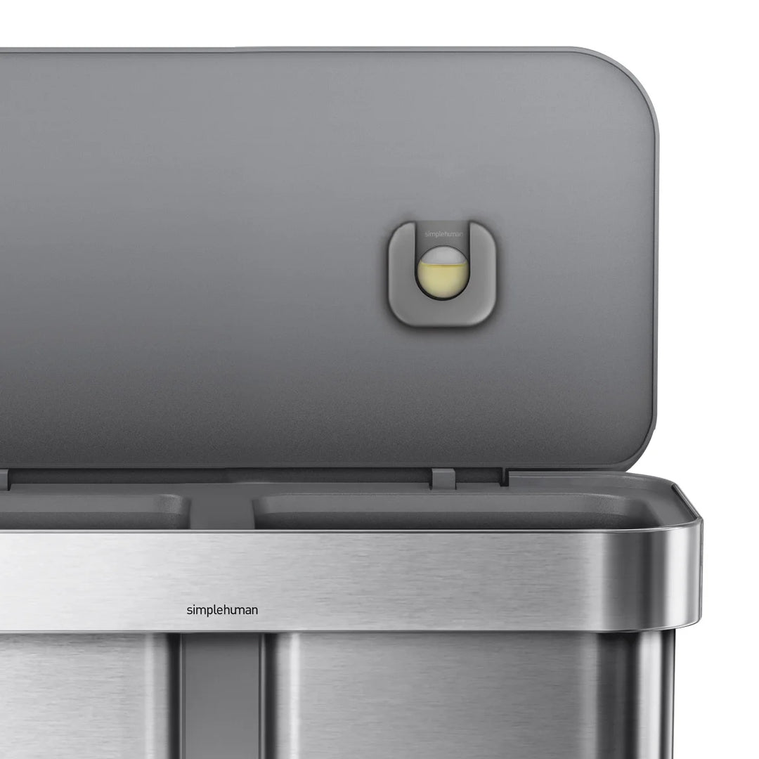 Simplehuman - Dual Compartment Step Trash Can, 58L