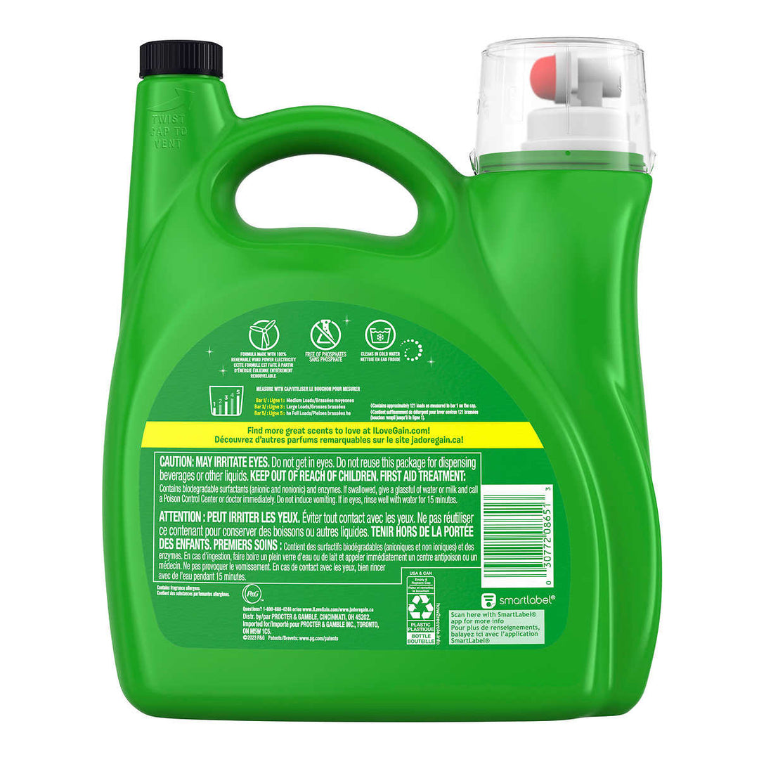 Gain - High Efficiency Liquid Laundry Detergent Cold Water + Oxi Fresh Water Frost