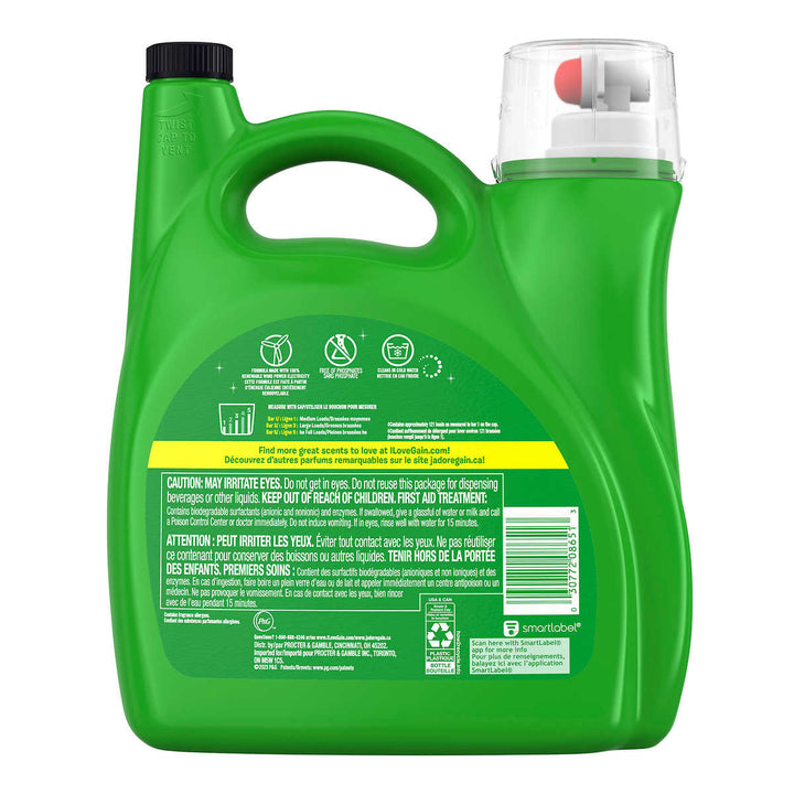 Gain - High Efficiency Liquid Laundry Detergent Cold Water + Oxi Fresh Water Frost