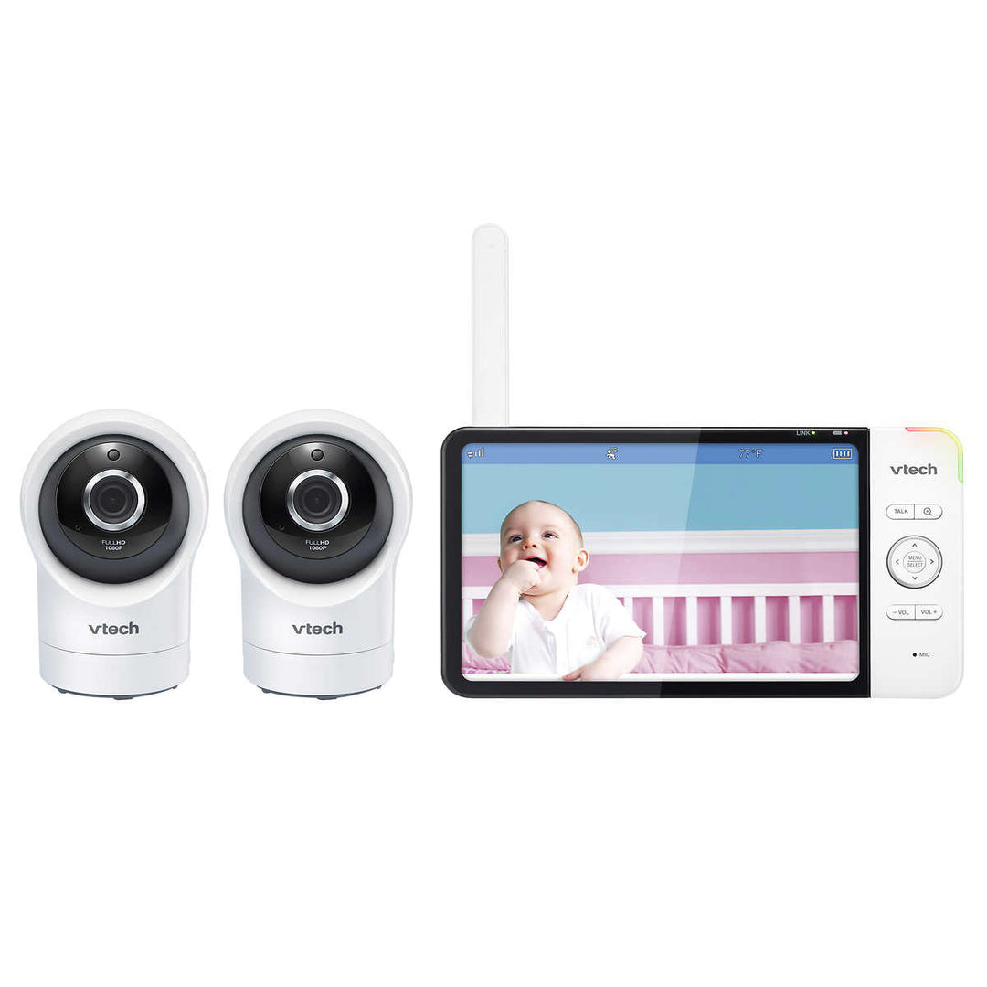 VTech - Moniteur WiFi à 2 caméras avec écran 7 pouces