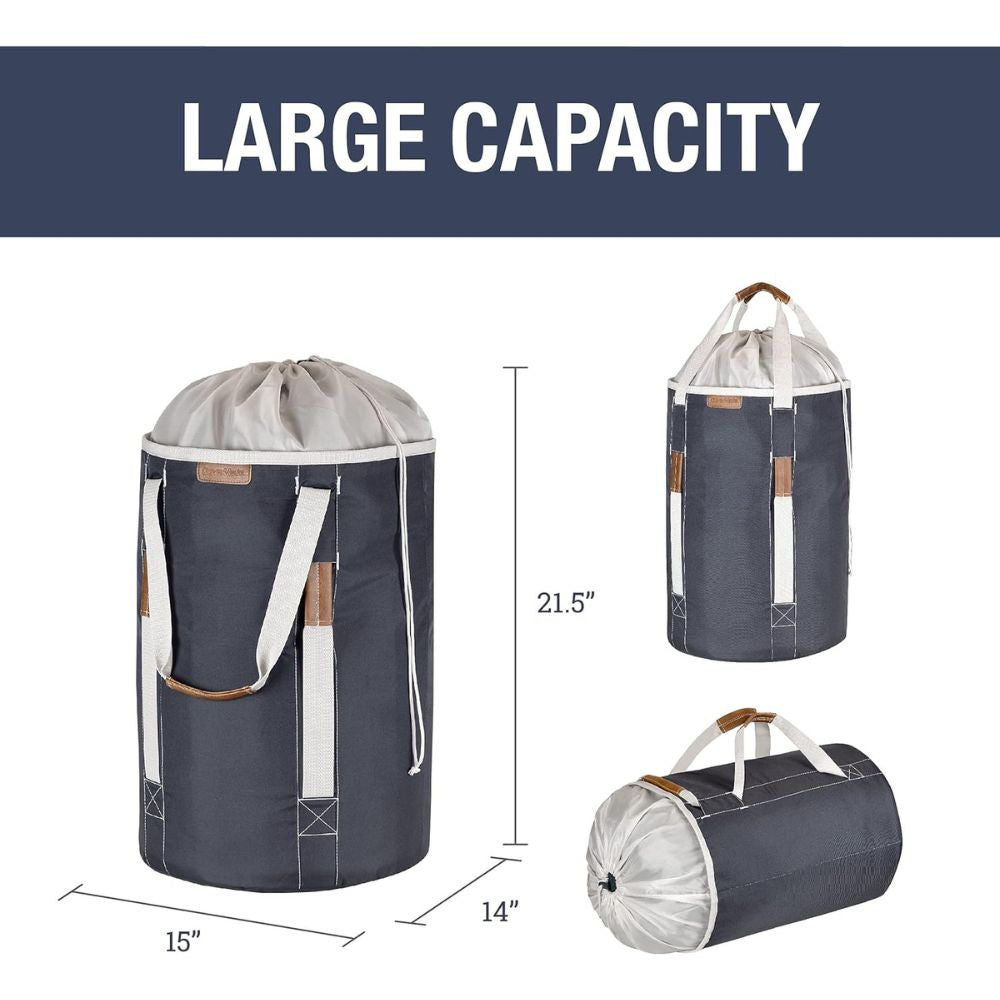 CleverMade - Laundry Basket, Tote Backpack