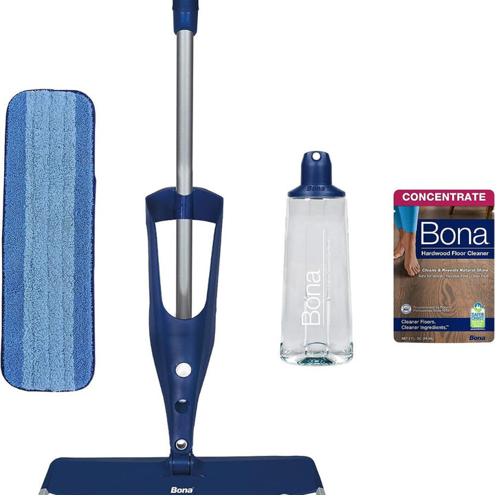 Bona - Vadrouille à spray avec produits concentrer pour les planchers de bois