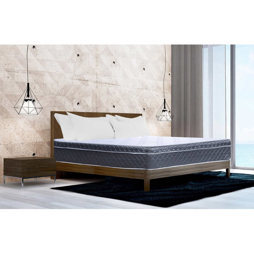 Springwall - Matelas moelleux de 30,5 cm (12 po) à plateau euro