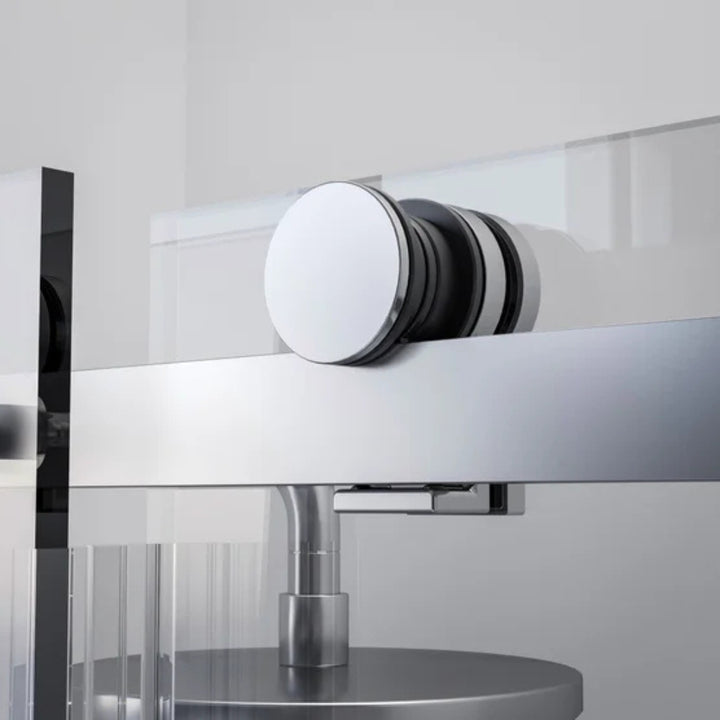 Hydro Vision - Sliding shower door for alcove with reversible 60 in. base