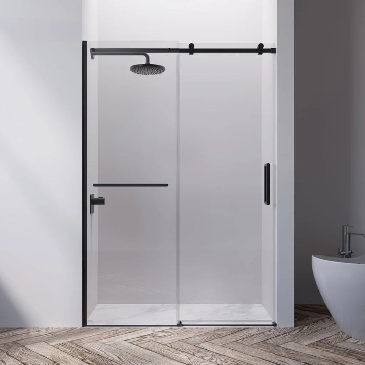Hydro Vision - Sliding shower door for alcove with reversible 60 in. base