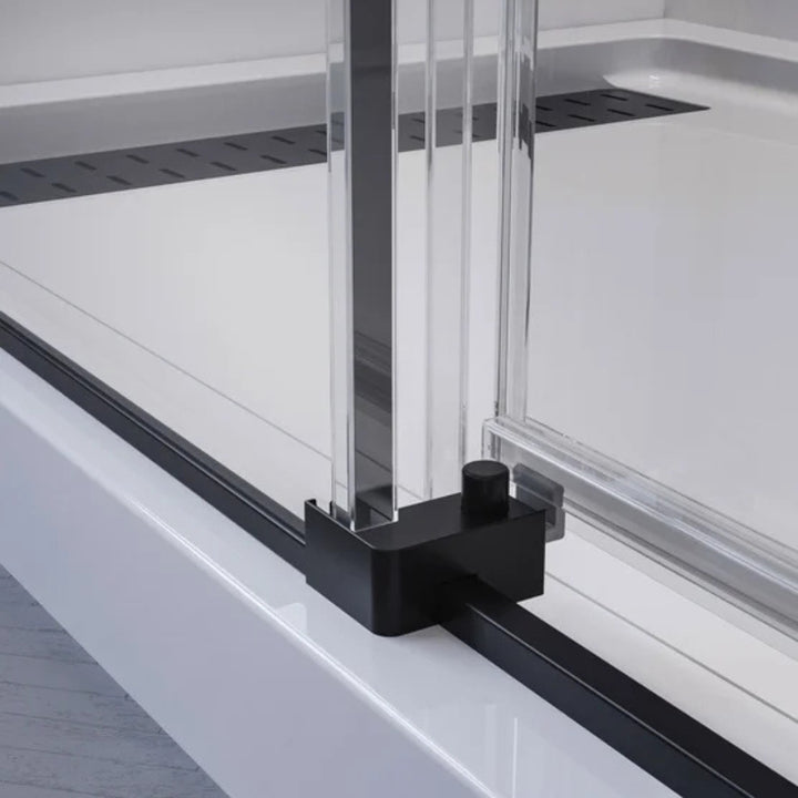 Hydro Vision - Sliding shower door for alcove with reversible 60 in. base
