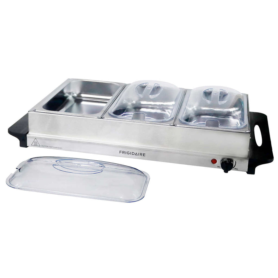 Frigidaire - 3-Tier Buffet Server/Warming Tray
