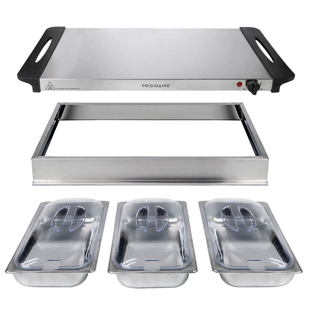 Frigidaire - 3-Tier Buffet Server/Warming Tray
