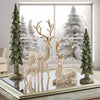 5-Piece Christmas Trees and Deer Family Set