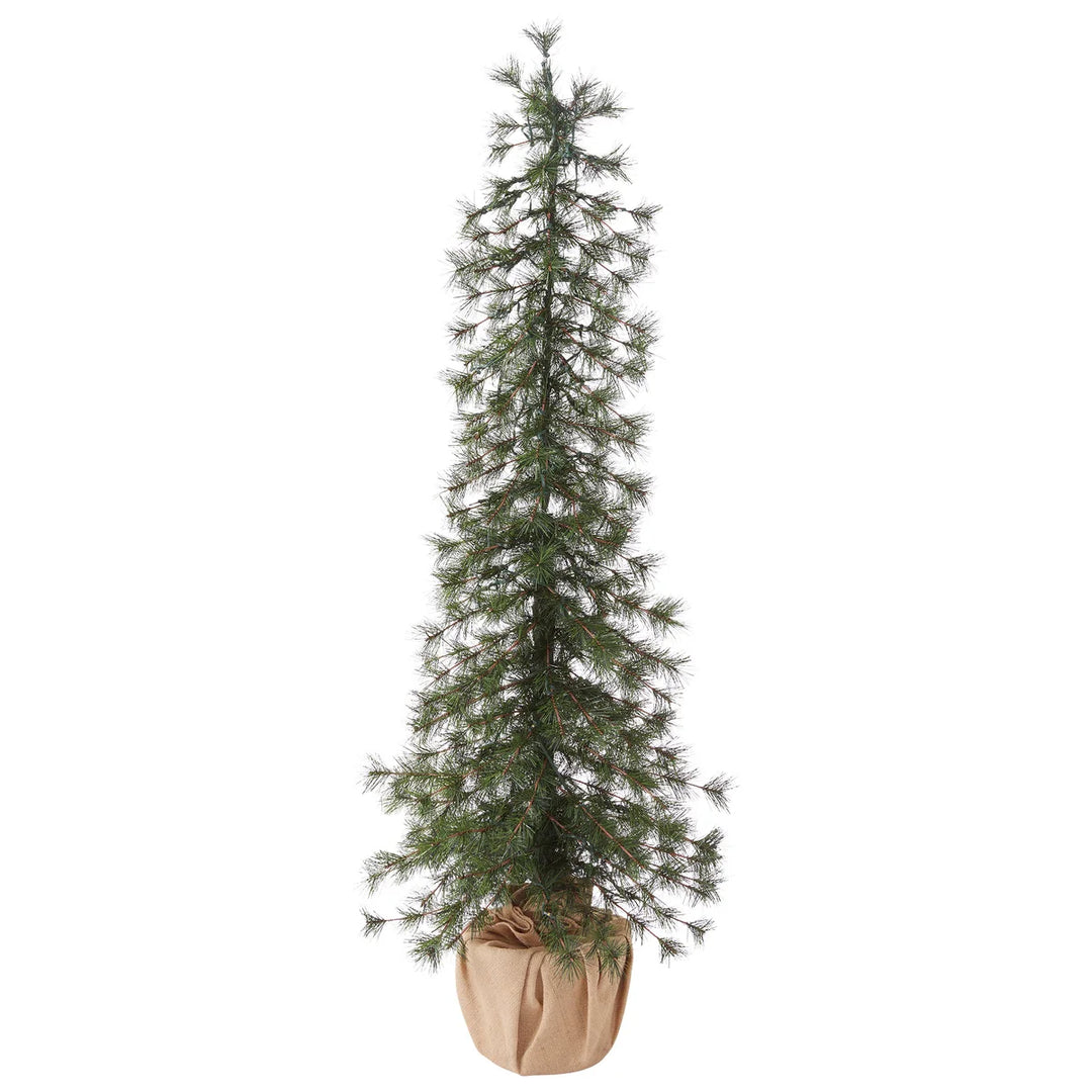 Set of 3 Alpine Holiday Trees with LED Lights