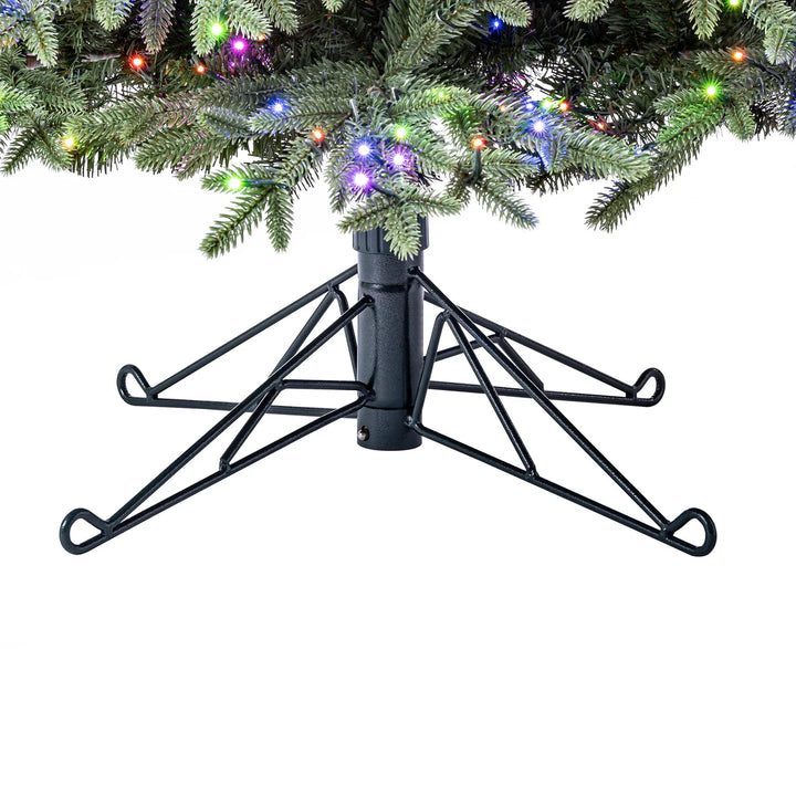 Slim 2.75 m Pre-lit LED Twinkling Artificial Christmas Tree