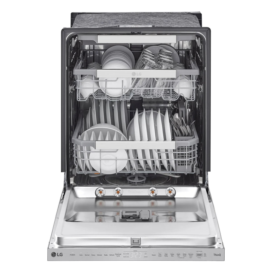 LG - 24 in Built-In Steam Dishwasher