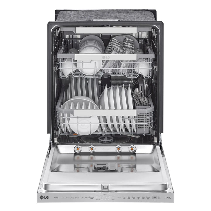 LG - 24 in Built-In Steam Dishwasher