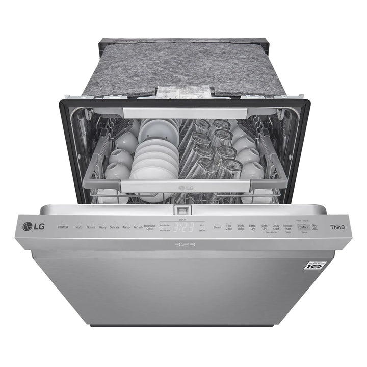 LG - 24 in Built-In Steam Dishwasher