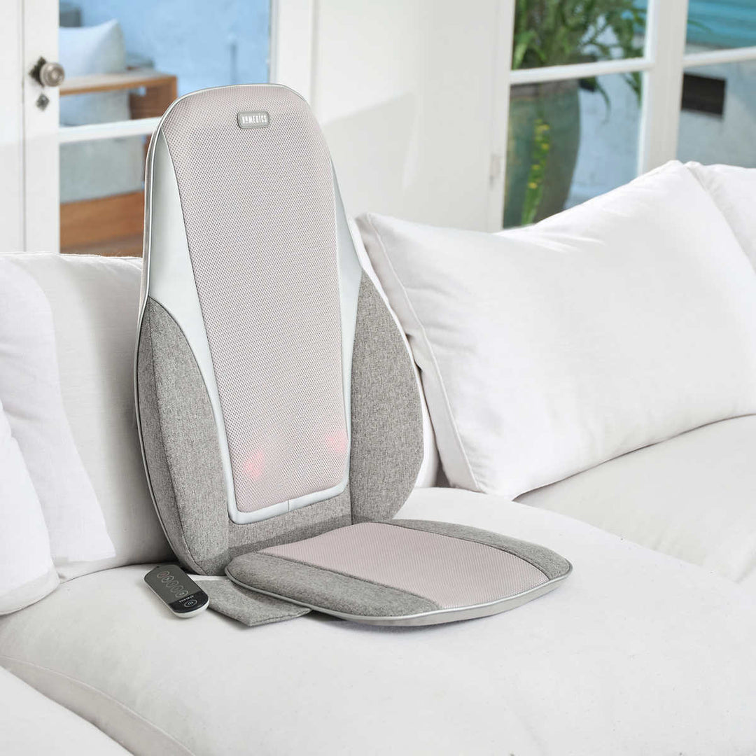 HoMedics - Shiatsu + Kneading and Vibrating Massage Cushion with Heat