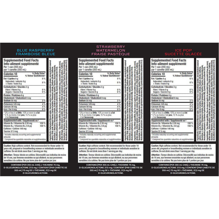 Prime - Energy Drink Variety Pack 18 x 355 ml