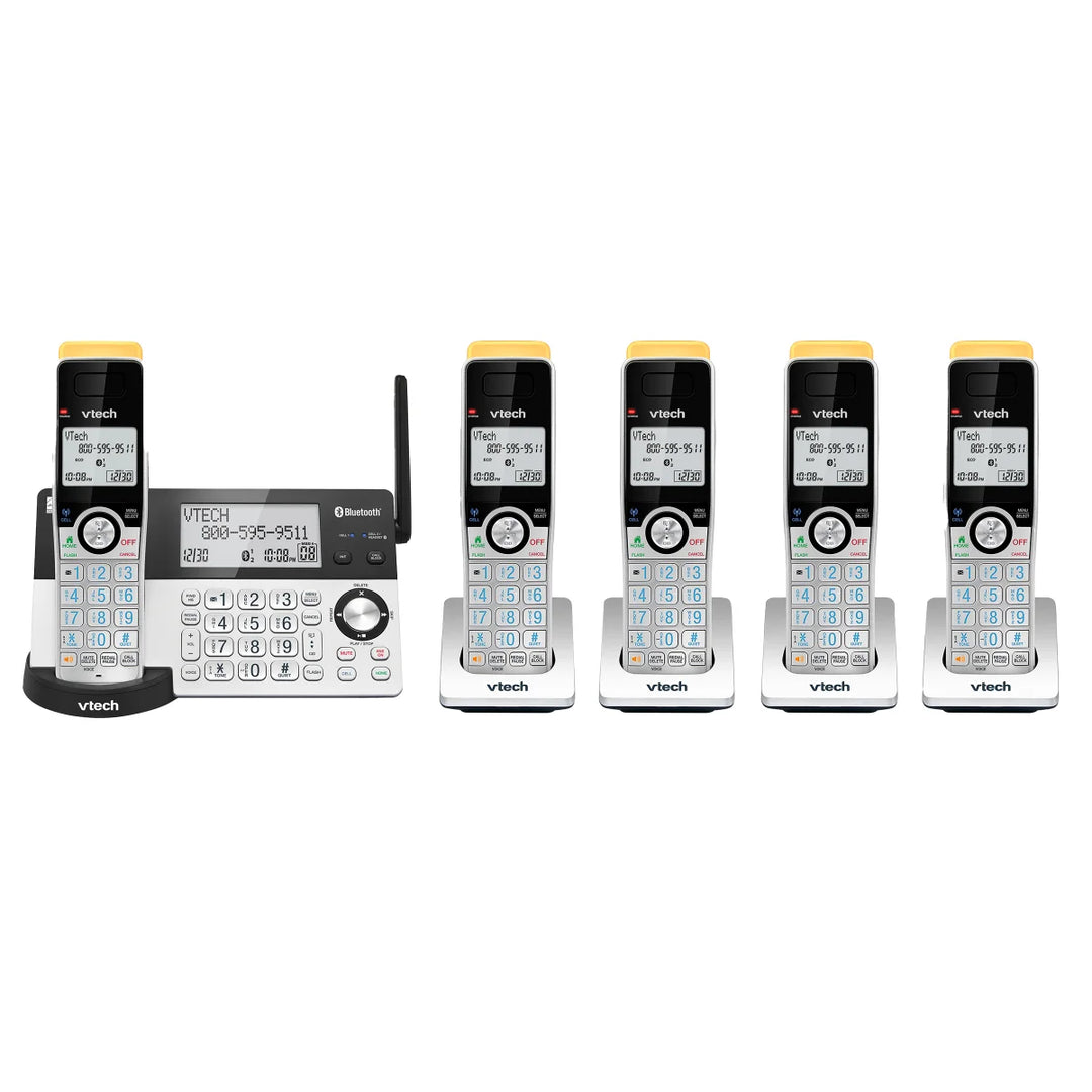 V-Tech - 5-Handset Phone System with Cellular Connection