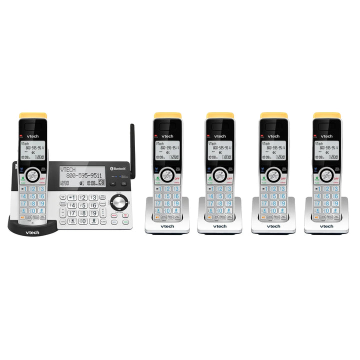 V-Tech - 5-Handset Phone System with Cellular Connection