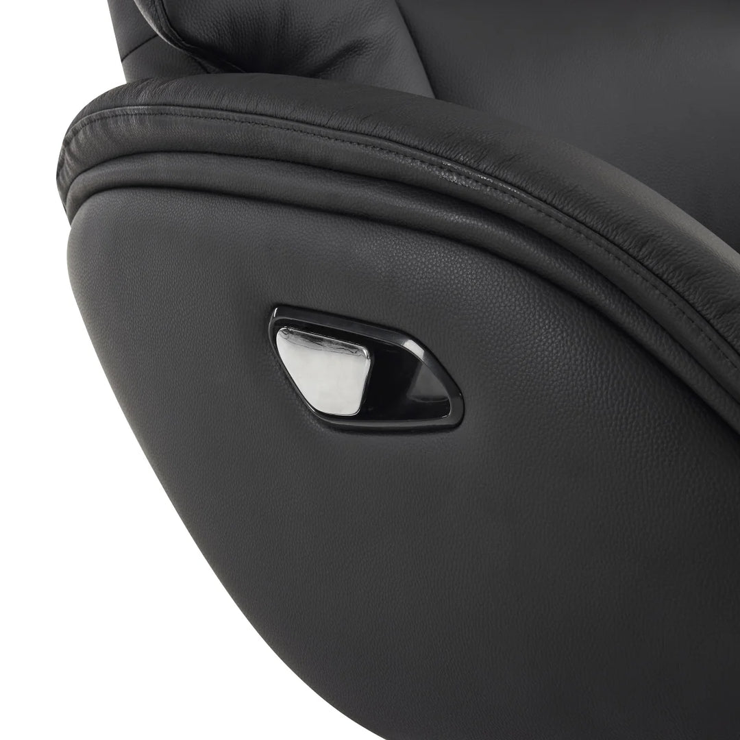 Dola Hills – Full Grain Leather Recliner with Ottoman