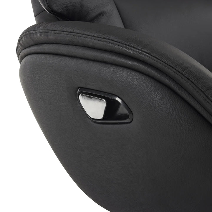 Dola Hills – Full Grain Leather Recliner with Ottoman