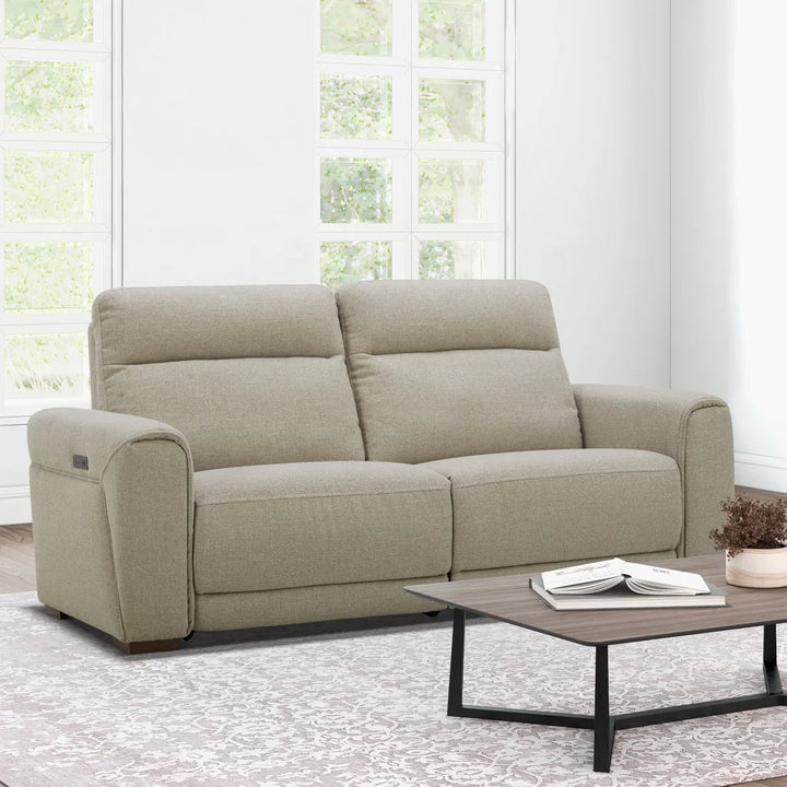 Aiden & Ivy - Electric Reclining Sofa in Fabric